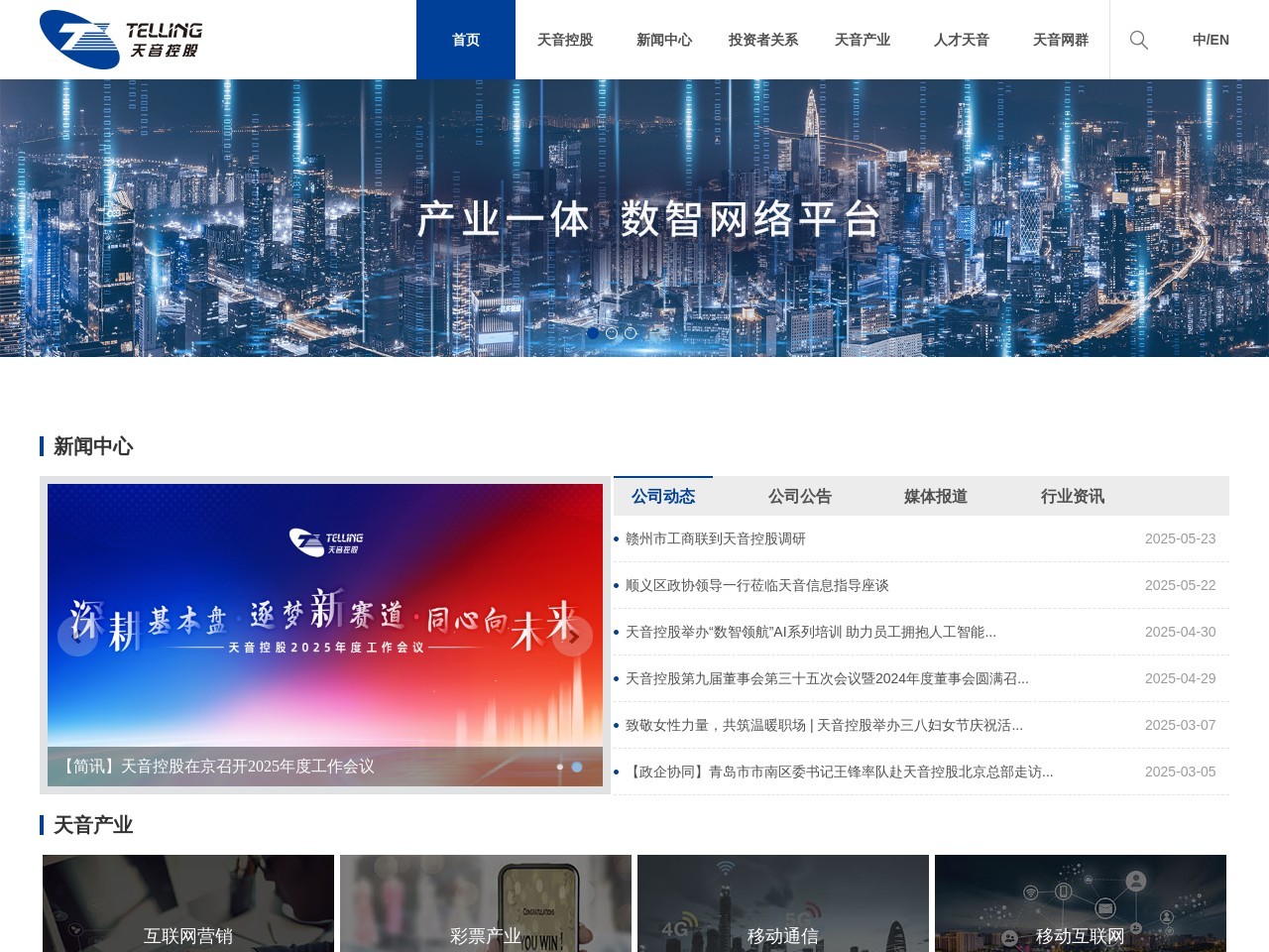深圳市天音通信发展控股有限公司 截图