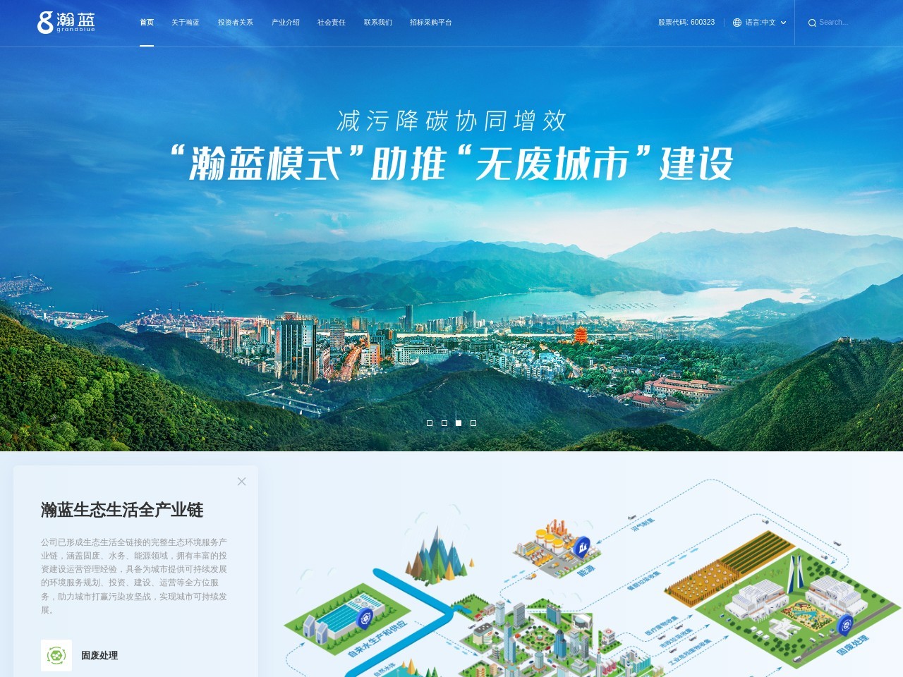 瀚蓝环境股份有限公司 截图