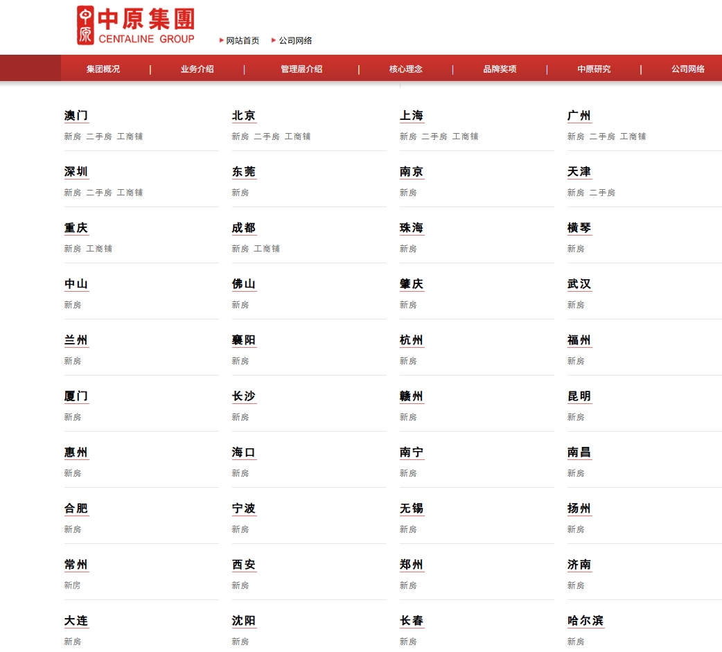 中原地产 截图